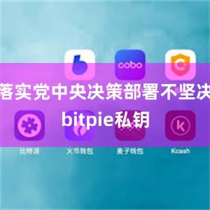 落实党中央决策部署不坚决bitpie私钥