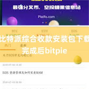 比特派综合收款安装包下载完成后bitpie